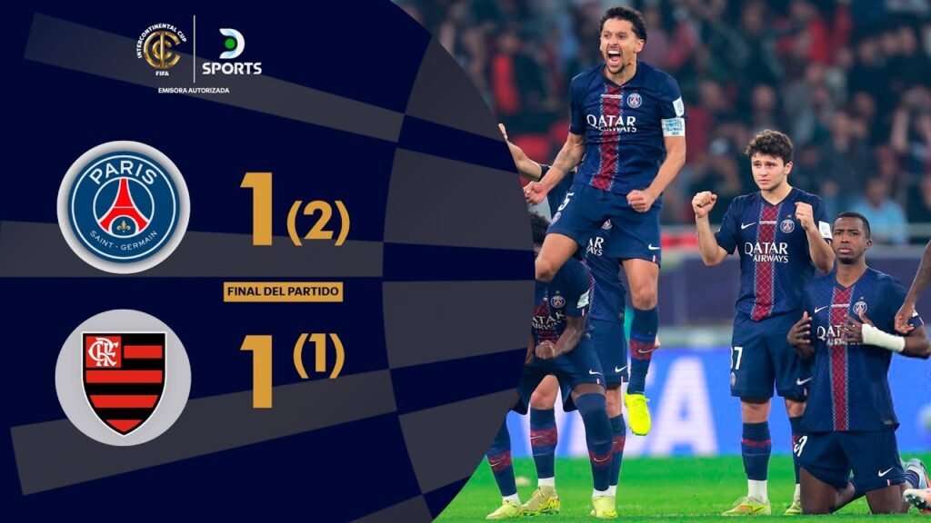 PSG venció por penales al Flamengo y se consagró campeón de la Copa Intercontinental