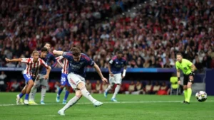 Atlético de Madrid y Arsenal empataron en la ida de las semifinales de la Champions League