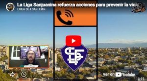 La Liga Sanjuanina refuerza acciones para prevenir la violencia en el fútbol infantil