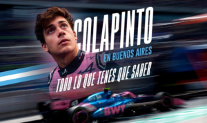 Colapinto revoluciona Buenos Aires: cronograma completo del histórico show de Fórmula 1