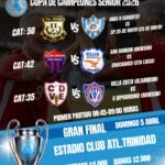 Copa de Campeones Senior 2026: todo listo para una jornada a puro fútbol en San Juan