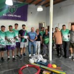 *Entrega de elementos deportivos de la Secretaría de Deporte* 