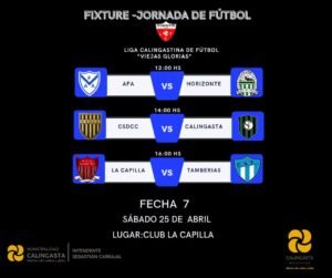 La Liga Calingastina pone en marcha la fecha 7 de “Viejas Glorias” en La Capilla