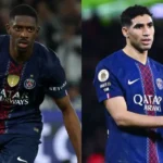 Champions League Hakimi y Dembélé vuelven a entrenar con el PSG a cuatro días de la final de la Champions Se espera que ambos arranquen de inicio contra el Arsenal