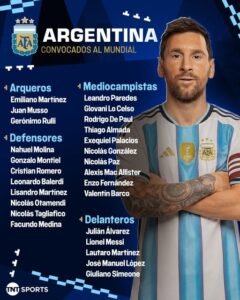 Scaloni oficializó la nómina de 26 jugadores para el Mundial 2026
