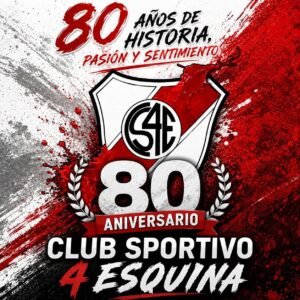 Sportivo 4 Esquina: 80 años de identidad, fútbol y comunidad en el corazón de la Liga Veinticinqueña