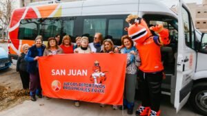 Actívate y Personas Mayores llevaron actividad física a Santa Lucía y Rawson