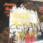 Vandalizaron el mural de Ferran Torres con la Copa del Mundo: la obra en homenaje al héroe de España duró apenas unas horas