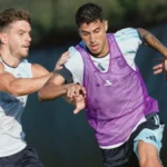 Argentina volvió a entrenarse en Kansas y ya pone la mira en Suiza tras el sufrido pase a cuartos