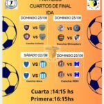 Liga de Sarmiento: quedaron definidas las sedes, días y horarios de los cuartos de final