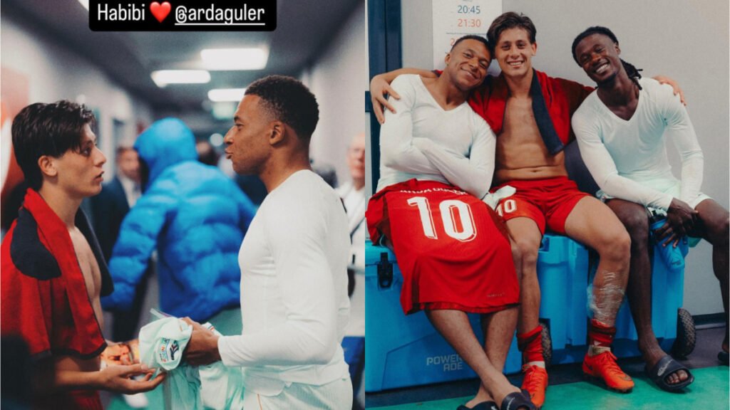 Mbappé dejó la concentración de Francia y apareció sin vendajes en la rodilla
