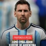 Proponen declarar a Lionel Messi “Embajador Ilustre e Itinerante” de la Argentina tras su adiós a la Selección