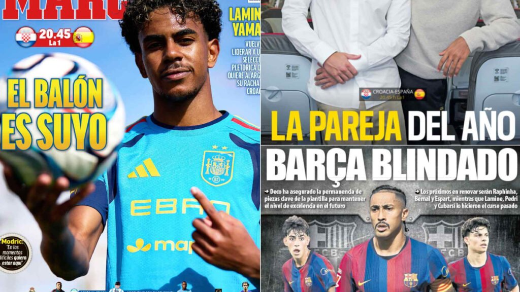 Las portadas: el balón es suyo, la pareja del año...