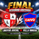 Villa Obrera y Libertad Juvenil jugarán la final por el segundo ascenso