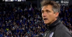 Guillermo insistió con que el penal para Platense había sido “afuera”
